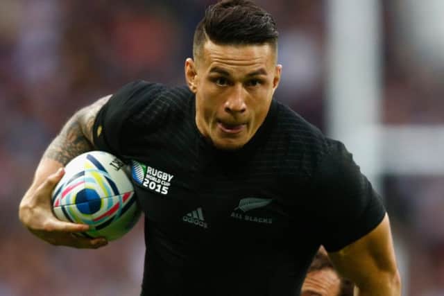 Sonny Bill Williams in action for the All Blacks. Picture: Phil Walter/Getty Images