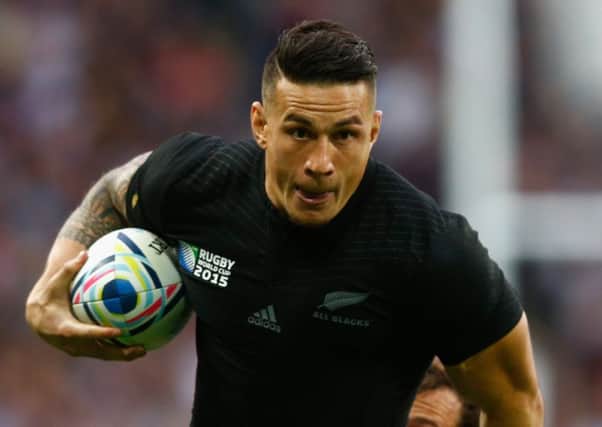 Sonny Bill Williams in action for the All Blacks.  Picture: Phil Walter/Getty Images