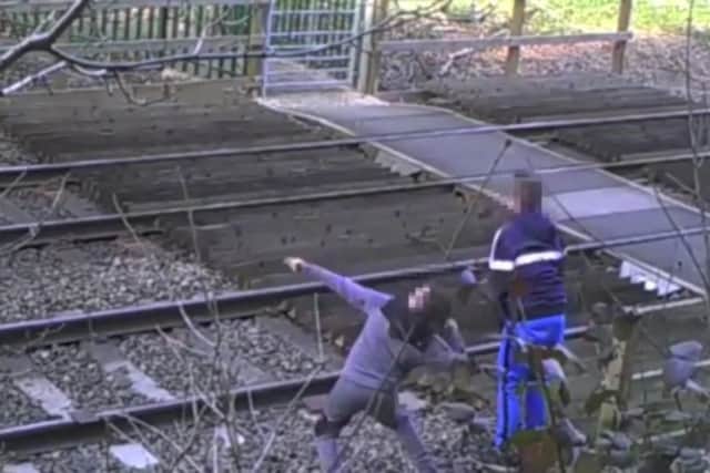 An average of one person encroaches on the tracks every hour, according to Network Rail and British Transport Police. (Photo: British Transport Police/PA Wire)
