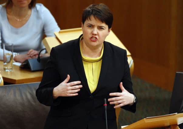 Scottish Conservative leader Ruth Davidson. Pic: Andrew Cowan/Scottish Parliament