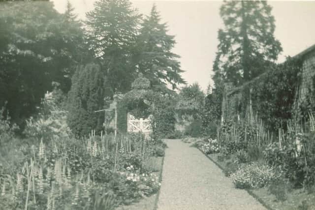 An image from the Victorian garden where Fleming worked for shipping magnate James Burns