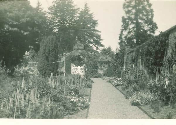An image from the Victorian garden where Fleming worked for shipping magnate James Burns