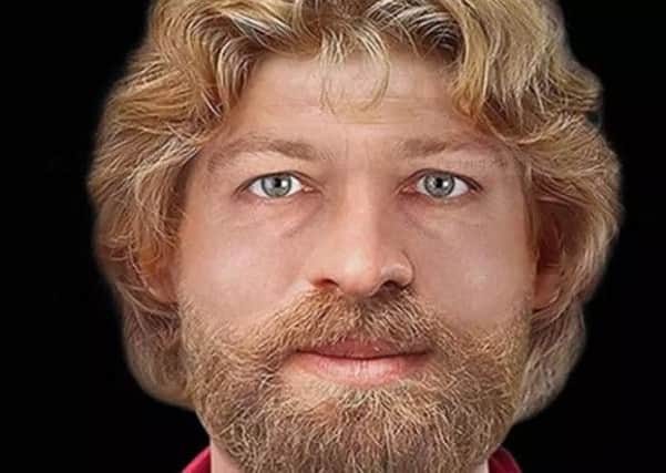 Facial reconstruction of St Magnus who was martyred 900 years ago this weekend. A new pilgrimage has been set up on Orkney to follow in the footsteps of the saint. PIC: UNS.