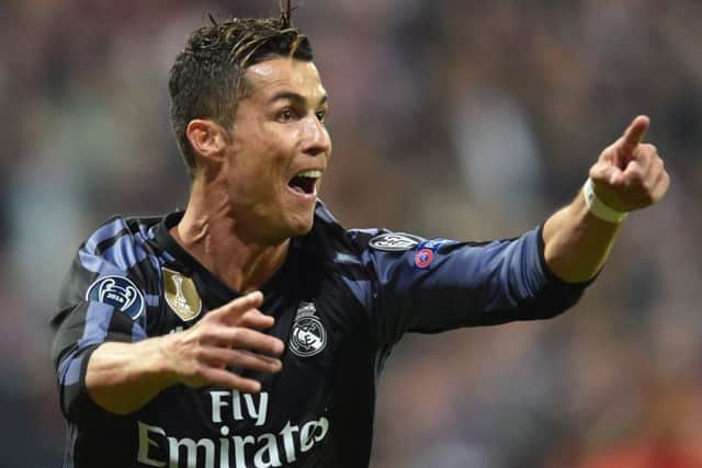 Cristiano Ronaldo ended a six-match scoring drought in Munich. Picture: Getty.