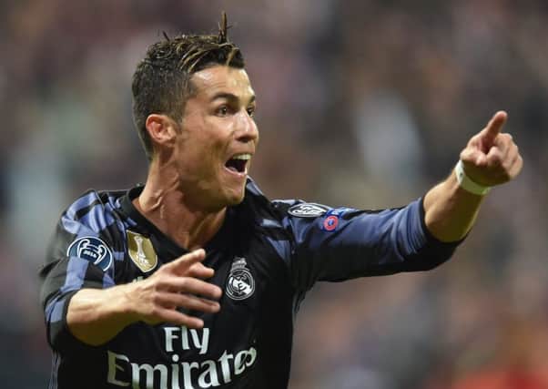 Cristiano Ronaldo ended a six-match scoring drought in Munich. Picture: Getty.