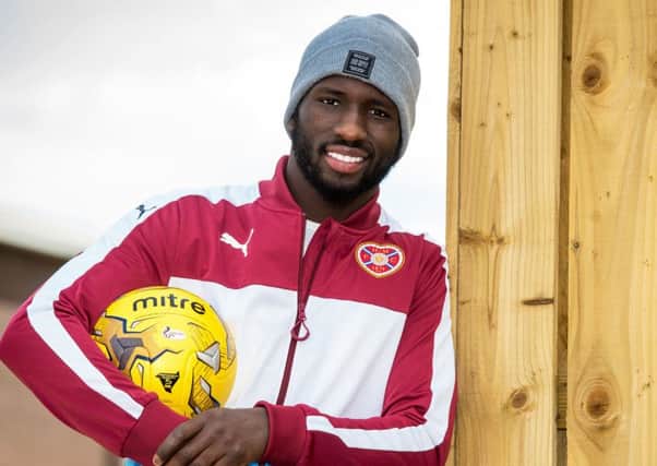 Isma Goncalves says that being a family man influenced his decision to sign for Hearts. Picture: SNS.