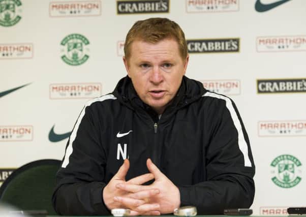 Hibs manager Neil Lennon. Picture: Gary Hutchison/SNS