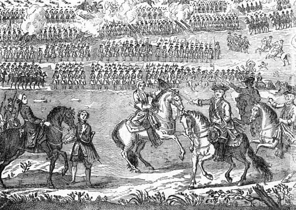 The Battle of Culloden, fought 271 years ago today on April 16 1746. From a print published in 1746. Original Publication : British Battles on Land and Sea. (Photo by Hulton Archive/Getty Images)