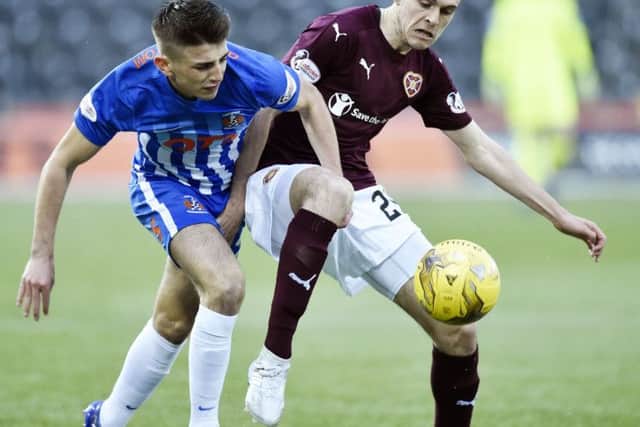 Hearts' Liam Smith wants European football despite the club's lame draw at Rugby Park on Friday night. Pic: SNS/Rob Casey
