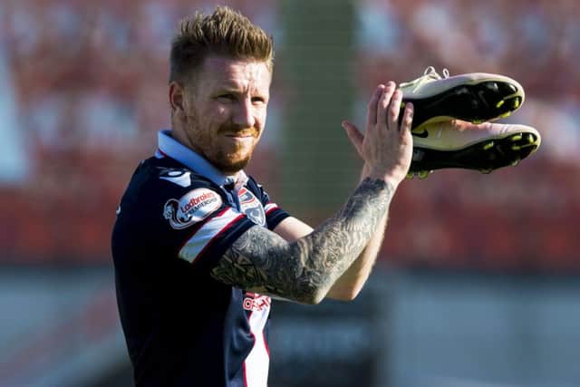 Michael Gardyne started as a Celtic youth player, crediting the late Tommy Burns for his success. Picture: Paul Devlin/SNS