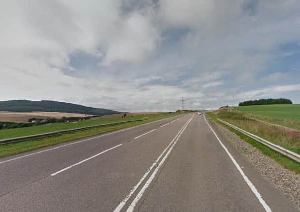 The accident happened on the A9 between Huntly and Inverurie. Picture: Google