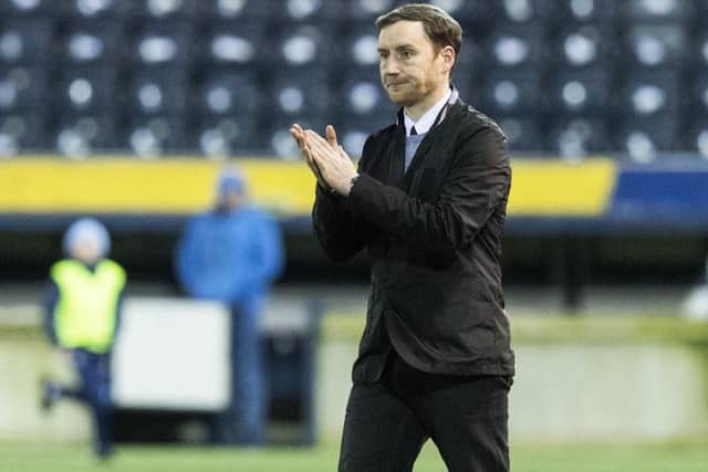 Ian Cathro's tactical confusion has gone under the radar. Pic: SNS/