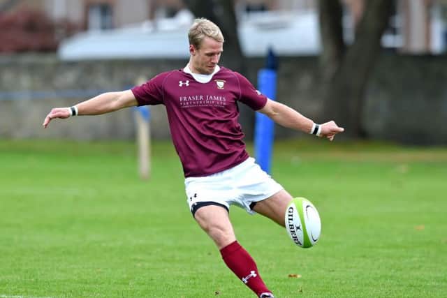 Gregor Hunter guided his side to victory. Picture: Gary Hutchison/SNS