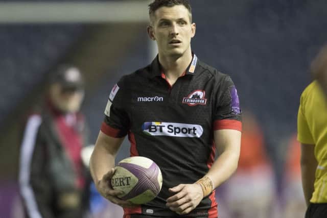 Stand-off Jason Tovey kicked Edinburghs only points in Italy
