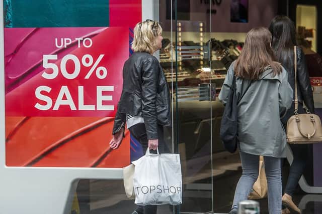 Consumers are facing a squeeze on their spending power as inflation rises. Picture: John Devlin