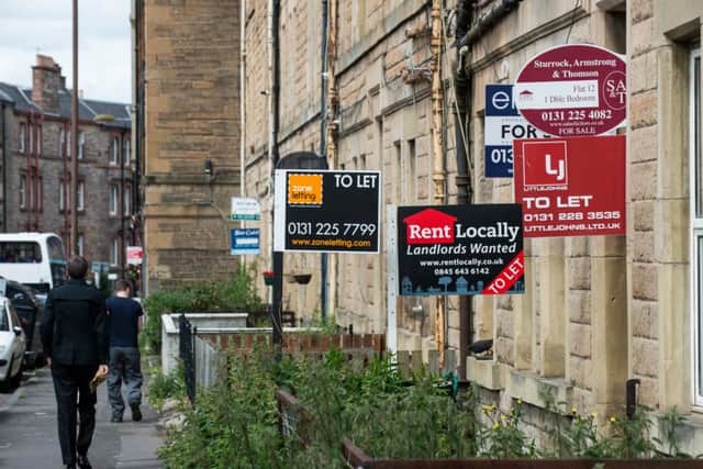 Just 4% of properties in Scotland are let via a company landlord. Picture: Ian Georgeson