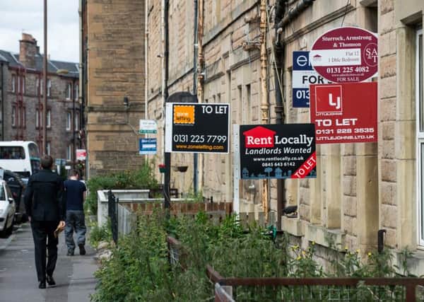 Just 4% of properties in Scotland are let via a company landlord. Picture: Ian Georgeson