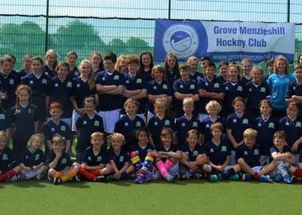 Grove Menzieshill Hockey Club has a thriving youth development programme.