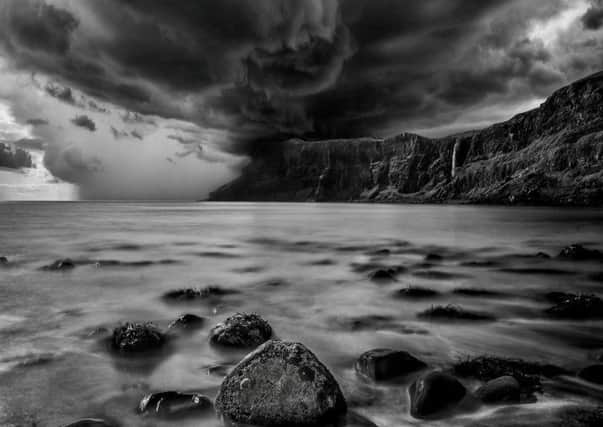 Talisker Bay storm, Isle of Skye, by Antony Zacharias.