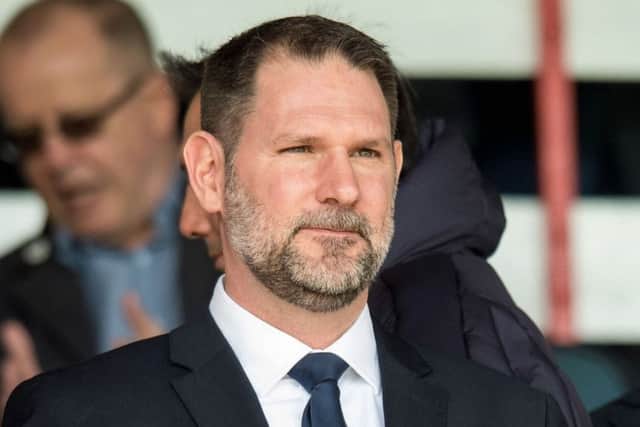 Dundee managing director John Nelms during the 2-0 home defeat by Hamilton whch sealed Paul Hartley's fate. Picture: Ross Parker/SNS