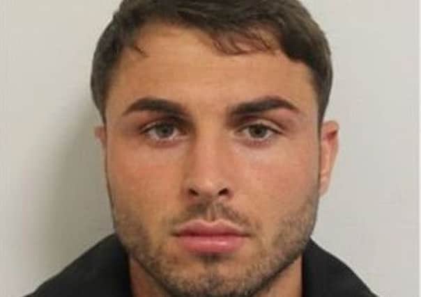 Arthur Collins, 25, one of three men police want to question after a noxious substance was sprayed inside an east London nightclub.