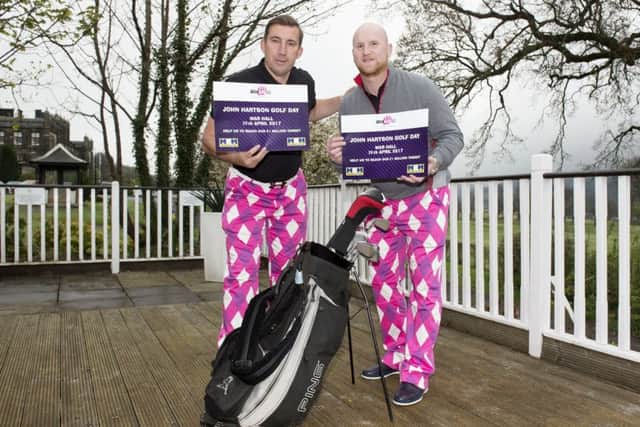 Former Hibs manager Alan Stubbs at the annual golf day to promote the John Hartson Foundation's testicular cancer awareness campaign. Picture: Craig Foy/SNS