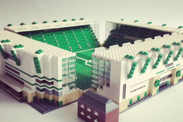 LEGO model of Easter Road, built by @brickstand