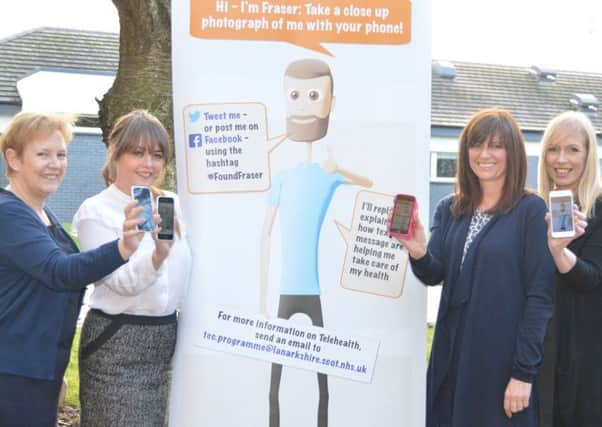 The Telehealth team, led by Morag Hearty, left, are driving the use of Flo technology. Picture: Contributed