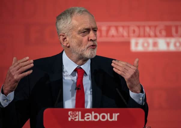 Labour leader Jeremy Corbyn makes his first campaign speech of the 2017 general election at Assembly Hall, Westminster. Picture: Jack Taylor/Getty Images