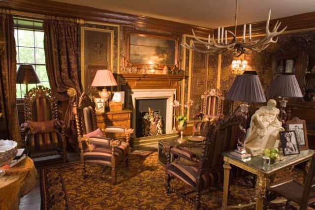 The Owners'  Room at Prestonfield House is sumptuous