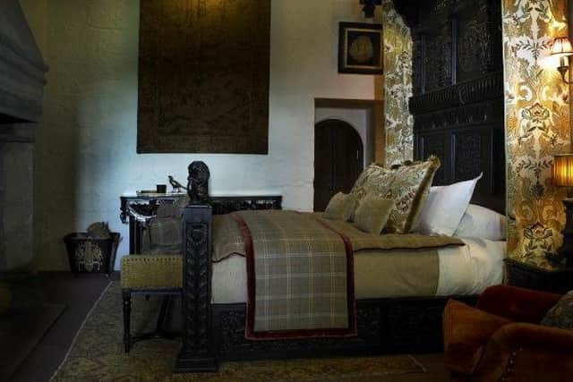 Mary Queen of Scots stayed several times in this bedroom in Borthwick Castle