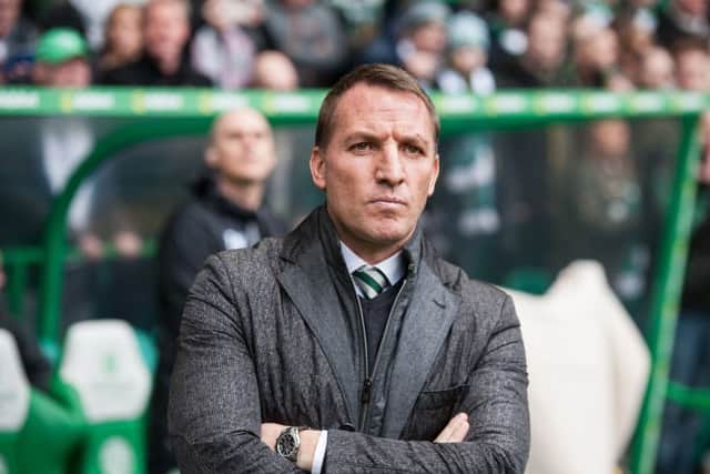 Celtic manager Brendan Rodgers. Picture: John Devlin