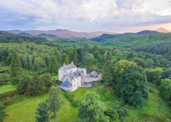Duchray Castle has links to Rob Roy and sits in the heart of the Trossachs. PIC: Contributed.
