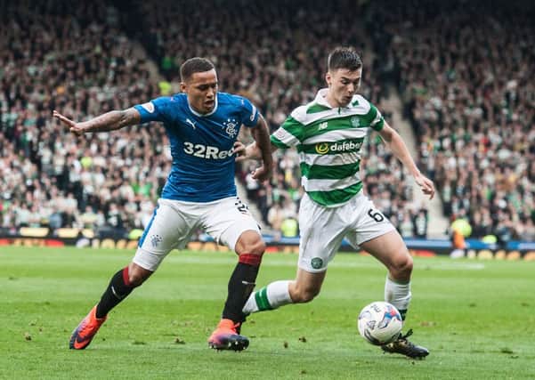 Celtic defeated Rangers when the sides meet at Hampden Park in the Betfred Cup semi-final earlier this season. Picture: John Devlin