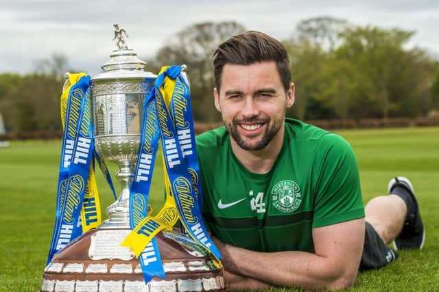 Hibernian's Darren McGregor looking ahead to the Scottish Cup semi-final against Aberdeen. Picture: Bill Murray/SNS