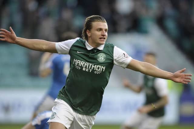 Jason Cummings will be key to Hibs' chances. Picture: Neil Hanna