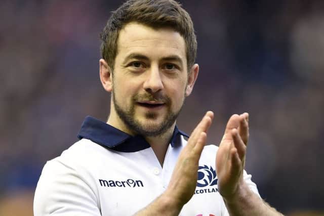 Scotland captain Greig Laidlaw was injured against France in the Six Nations. Picture: Ian Rutherford