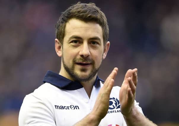 Scotland captain Greig Laidlaw was injured against France in the Six Nations. Picture: Ian Rutherford