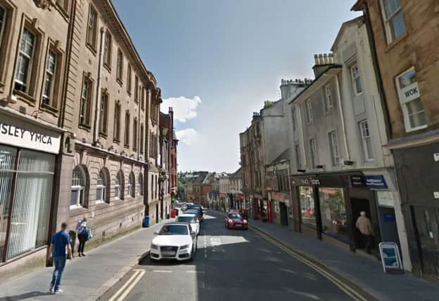 The attack happened in Paisley's New Street. Picture: Google Maps