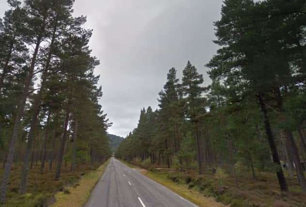 The crash happened on the A93, near The Inver Lodge hotel. Picture: Google Maps