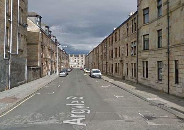 The victim was found in Paisley's Argyle Street. Picture: Google