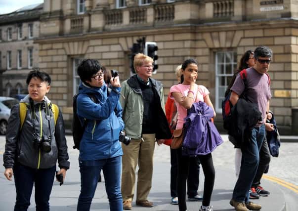 Tourism is the lifeblood of Edinburgh. Picture: Jane Barlow