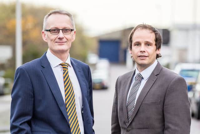 Andrew Hall, left, MD of Jasmine, and Danny Cowie, boss of parent group Jasmine Holdings, hailed the deals. Picture: Contributed