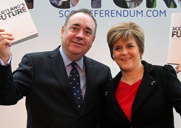 Alex Salmond and Nicola Sturgeon. Picture: Andrew Milligan/PA Wire