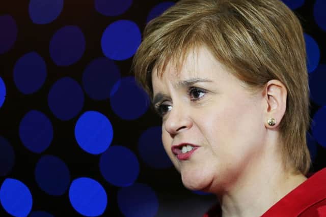 SNP leader Nicola Sturgeon ahead of her speech at the STUC conference in Aviemore. Picture: PA
