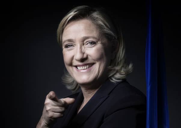 Marine Le Pen is swiftly attempting to rebrand herself as an on-your-side woman of the people, says Euan McColm. Picture: Getty Images
