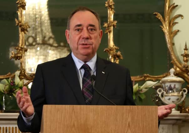 A Mori monitor recorded a 65 per cent satisfaction rating for Alex Salmond as First Minister in 2014. Picture: Scottish Government/PA Wire