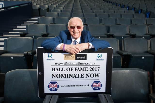 Former Rangers and Scotland star Willie Henderson helps to launch the search for nominees to be inducted into the Scottish Football Hall of Fame. Picture: John Devlin