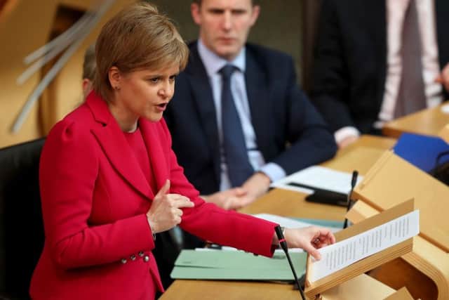 Nicola Sturgeon had been due to announce the next steps she would take. Picture: PA