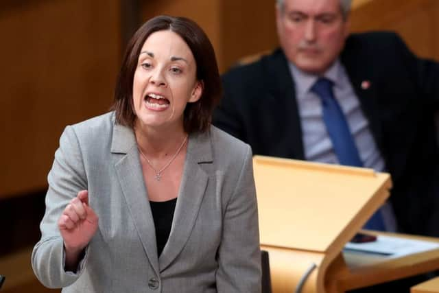 Scottish Labour leader Kezia Dugdale during the debate. Picture: PA